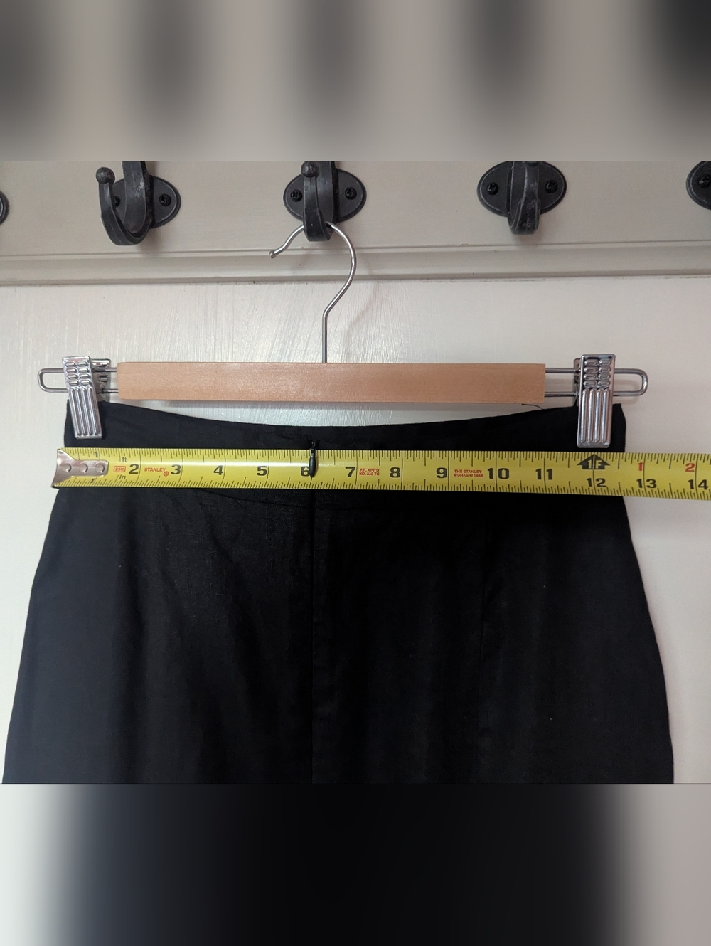 Dissh Black Linen Maxi Skirt - Picture 3 of 9